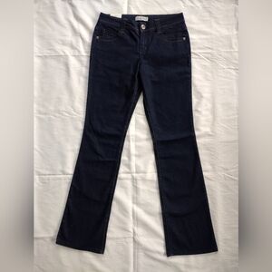 L.E.I Ashley Trouble Flare Juniors 9 Hazel Indigo Denim Jeans NWT Y2k